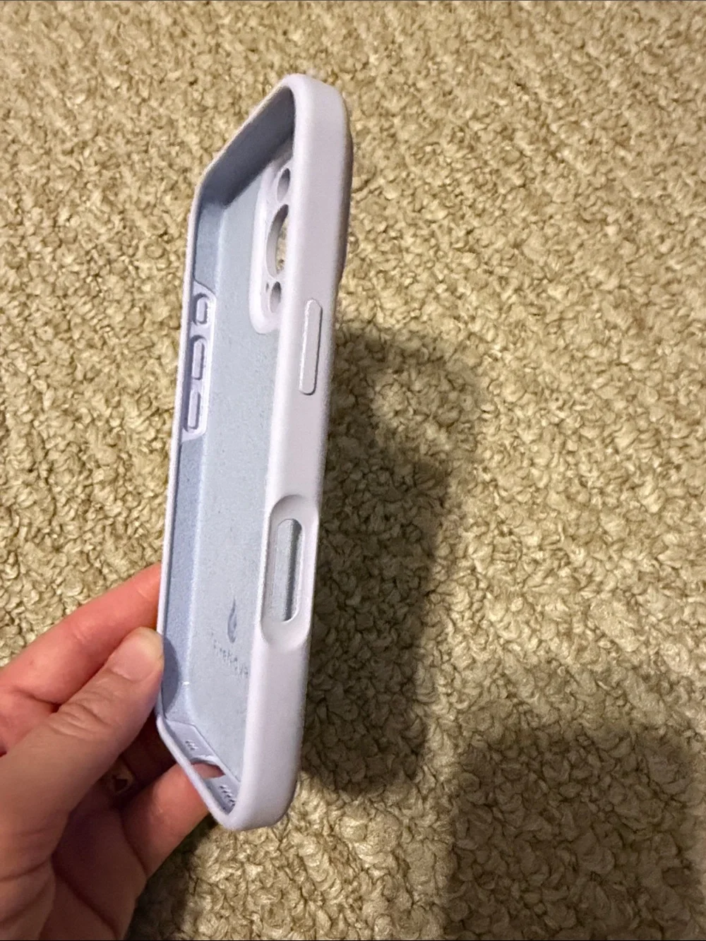 Slim Lavender Silicone Phone Case for iPhone 16 pro